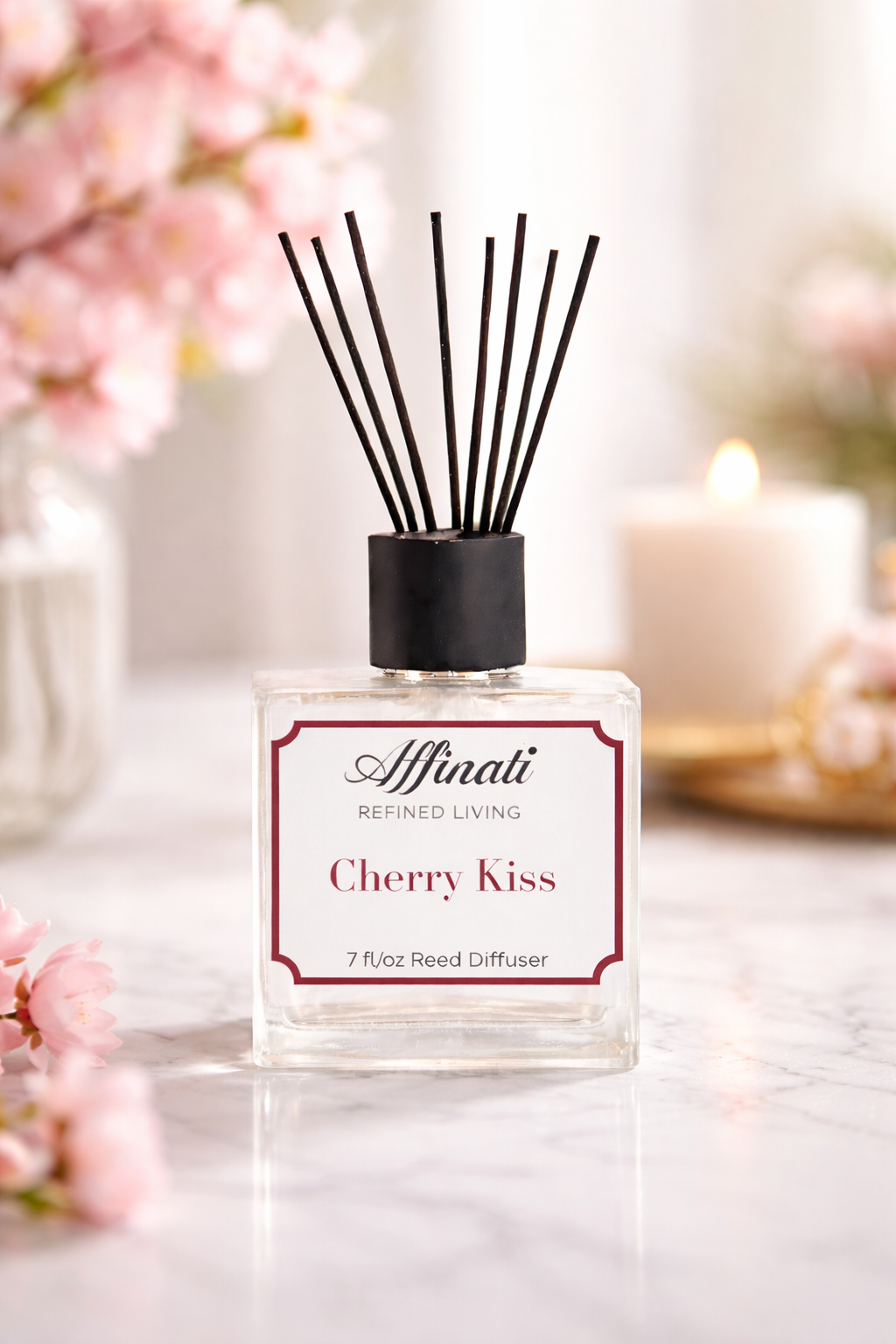 Cherry Scented Reed Diffuser Cherry Kiss Reed Diffuser – Affinati