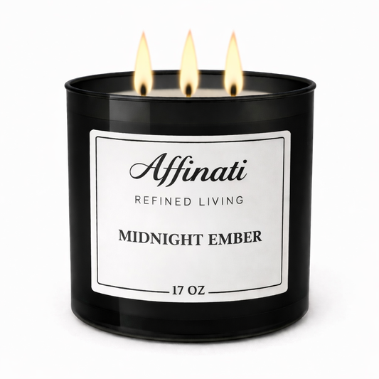 3-Wick Midnight Ember Candle