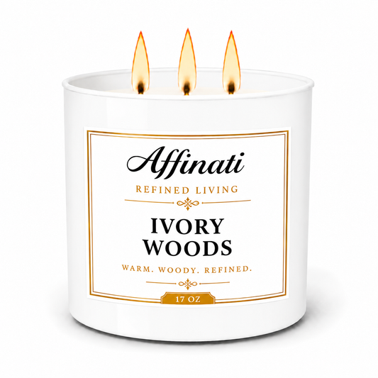 Ivory Woods 3-væge stearinlys