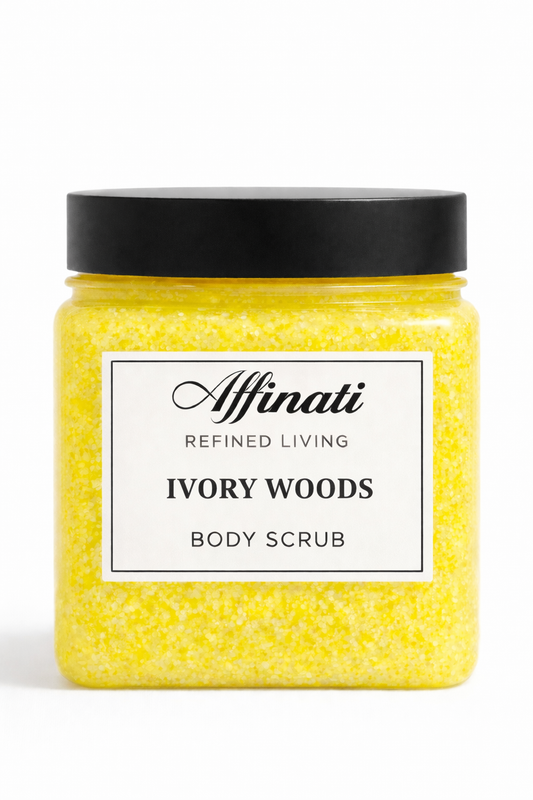 Ivory Woods Body Scrub 64 oz | Whipped Salt Scrub - Affinati