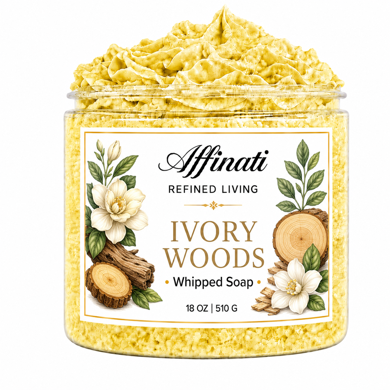 Savon fouetté Ivory Woods