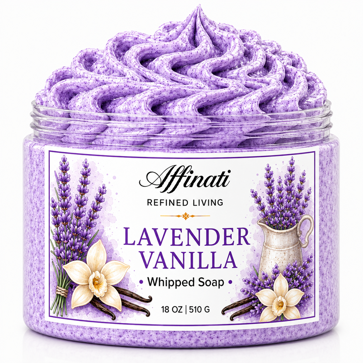 Jabón Espumoso de Lavanda y Vainilla