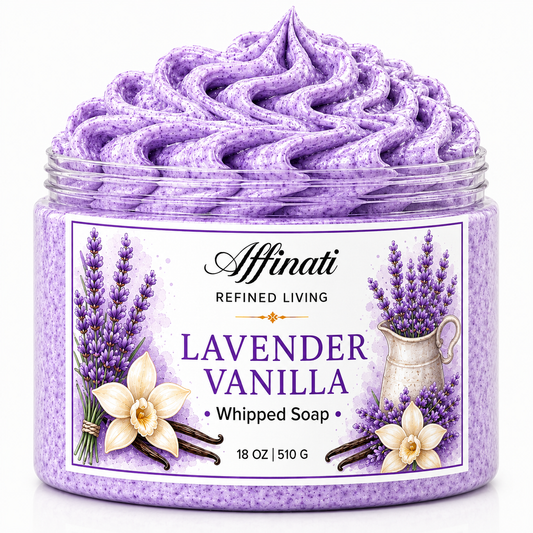 Lavendel Vanille Opgeklopte Zeep