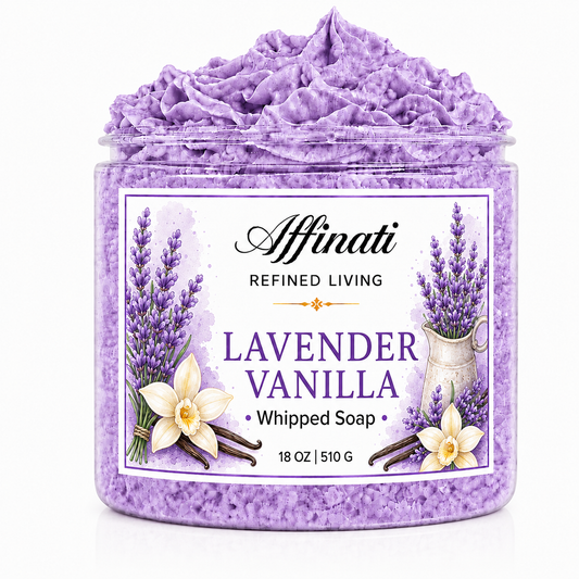 Sabonete Cremoso de Lavanda e Baunilha