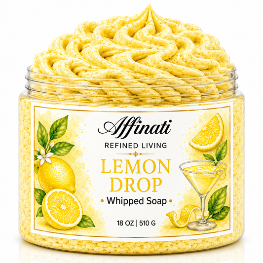 Lemon Drop Geslagen Zeep