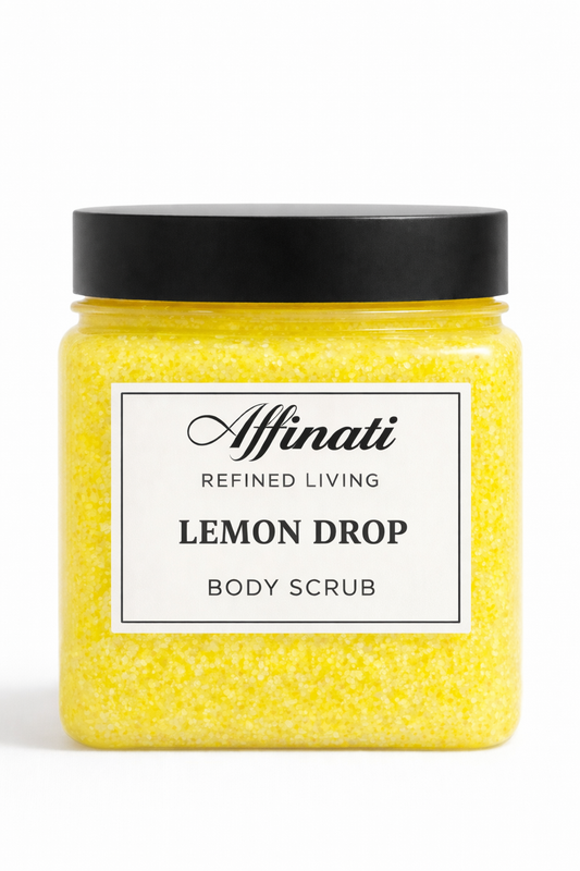 Lemon Drop Body Scrub 64 oz | Whipped Salt Scrub - Affinati