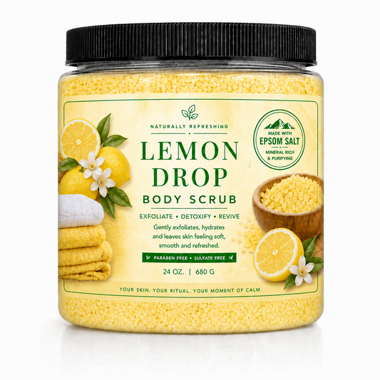 Lemon Drop Body Scrub | Epsom Salt