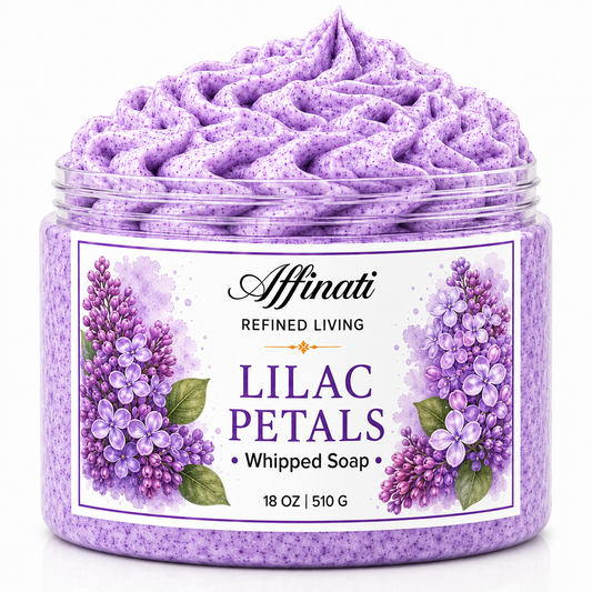 Savon fouetté aux pétales de lilas