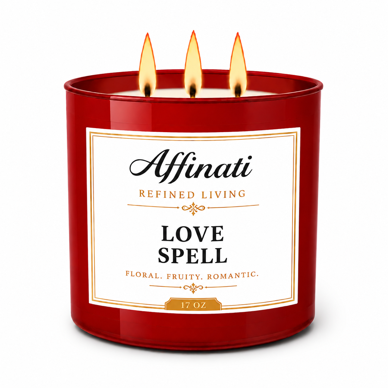 Svíčka Love Spell se 3 knoty