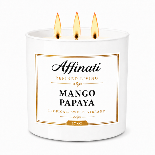 Vela Mango Papaya de 3 Mechas