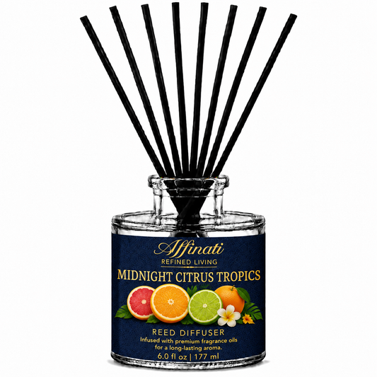 Difusor de varillas de cítricos tropicales medianoche