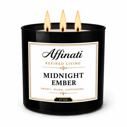 Midnight Ember 3-Docht-Kerze