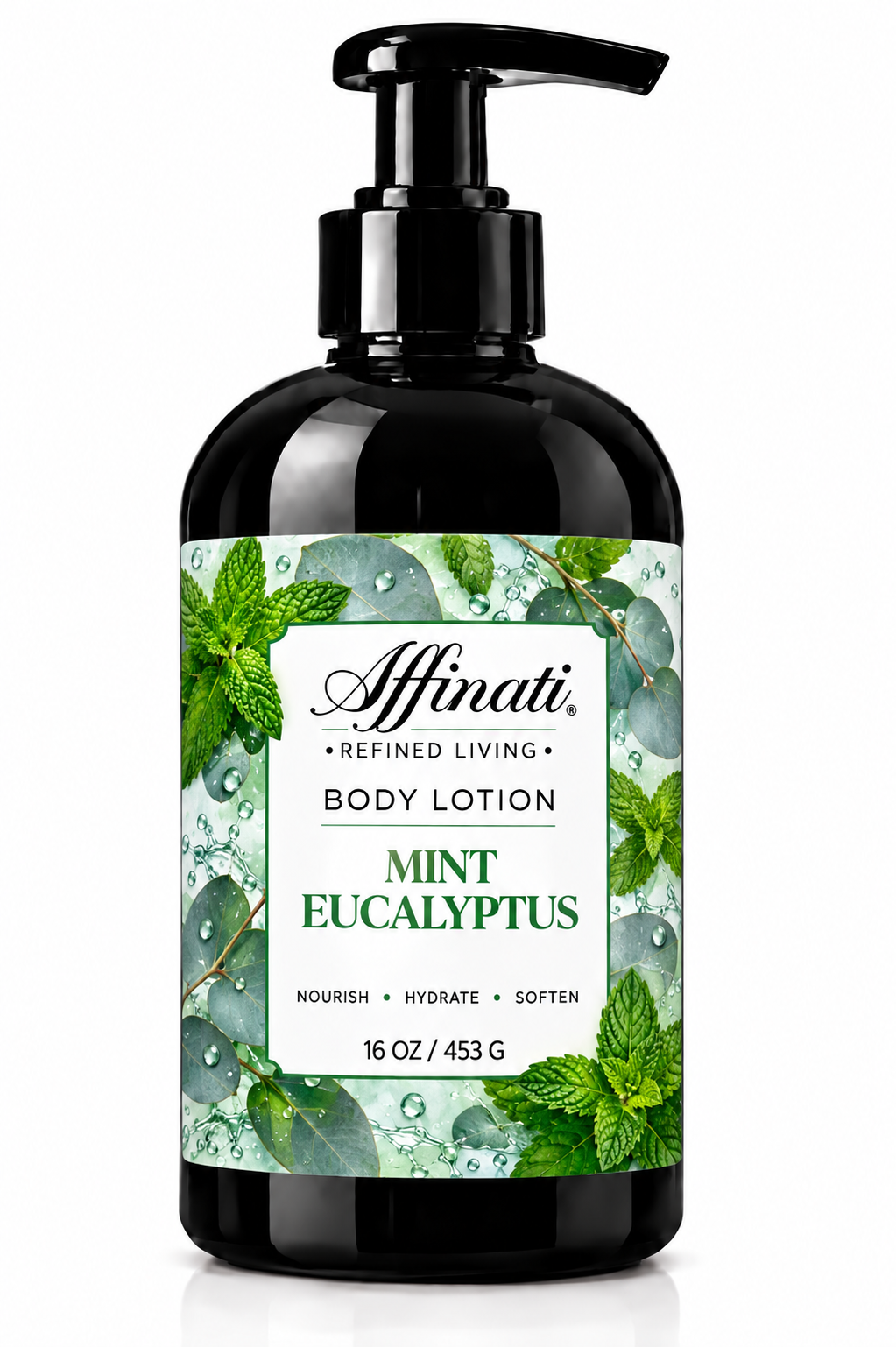 Lozione corpo alla menta e all'eucalipto