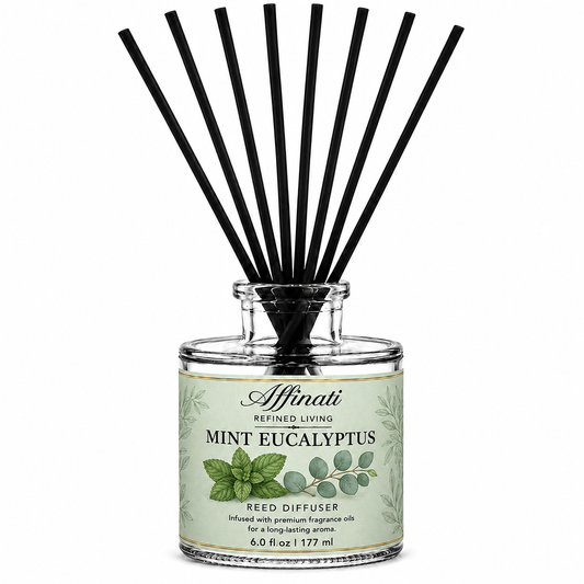 Difusor de varillas de menta y eucalipto