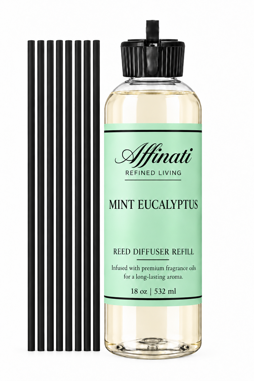 Munt en eucalyptus – Navulling voor geurstokjes