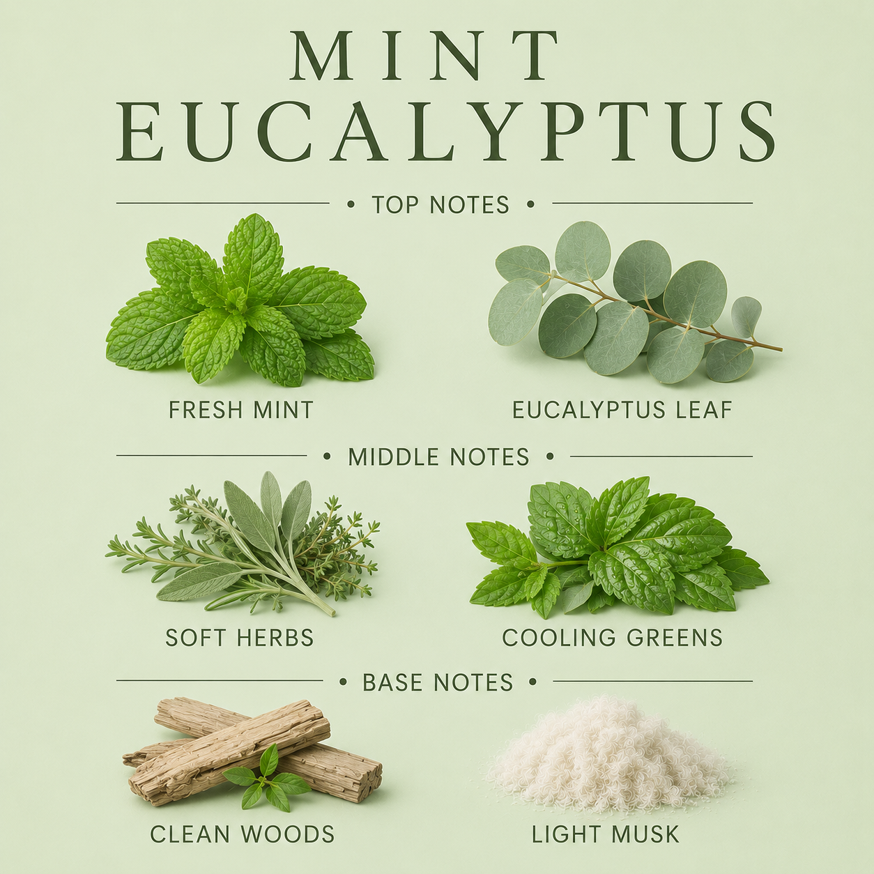 Spray ambiental de menta y eucalipto
