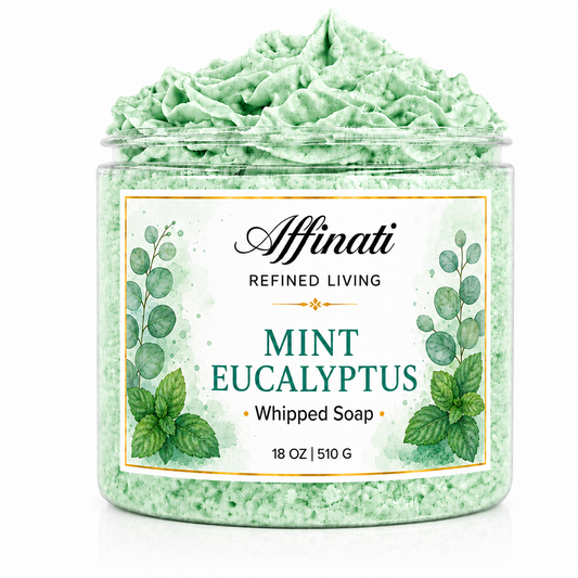 Sabonete Cremoso de Menta e Eucalipto - 20 oz