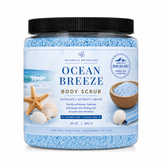 Peeling do ciała Ocean Breeze | Sól z Morza Martwego