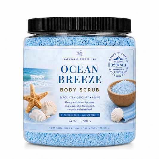 Peeling do ciała Ocean Breeze | sól Epsom