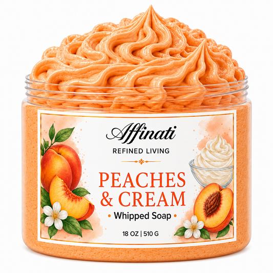 Savon fouetté Pêches & Crème