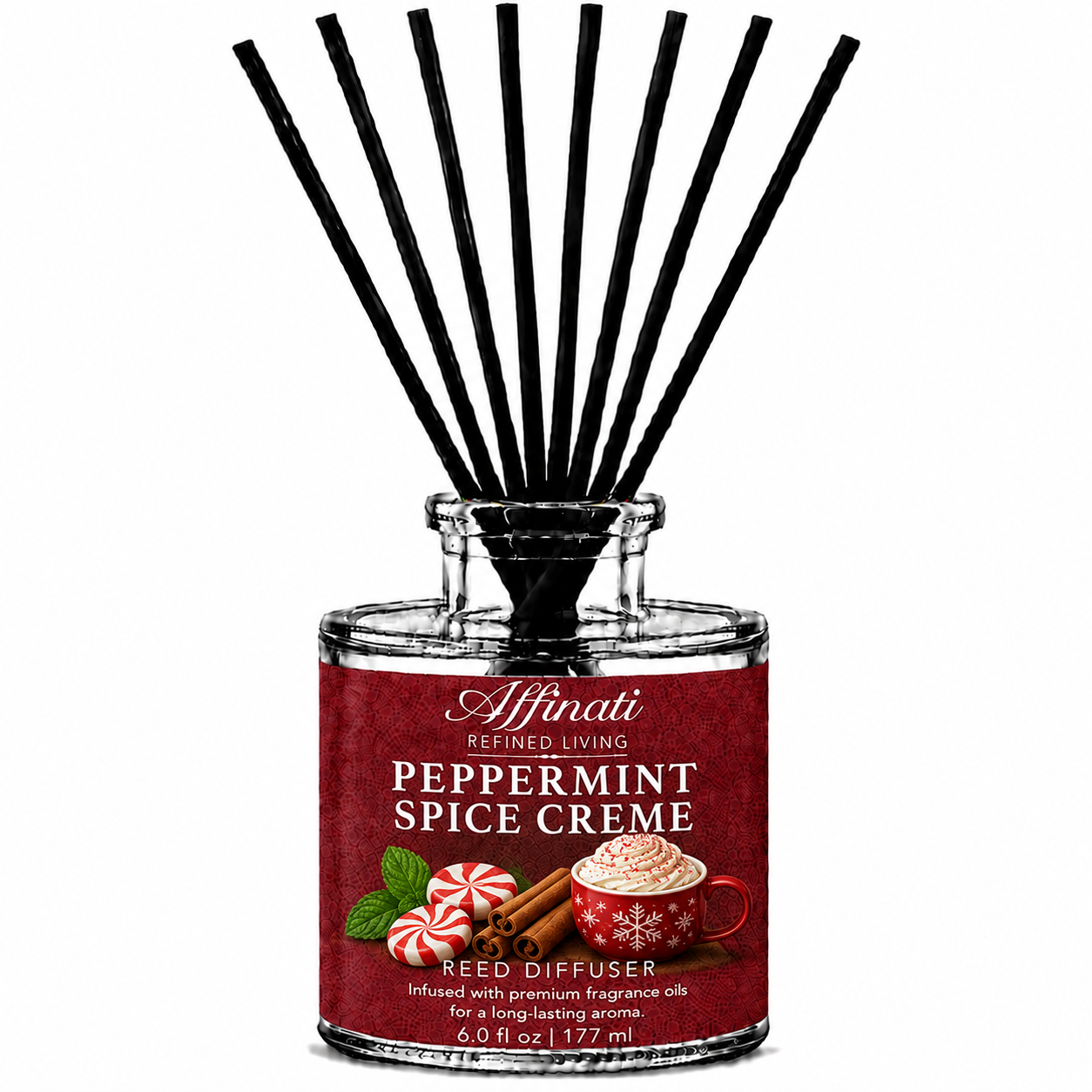 Diffuseur à roseaux Crème Épices de Menthe Poivrée