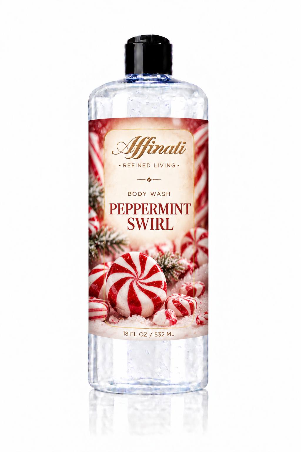 Peppermint Swirl Body Wash – Affinati