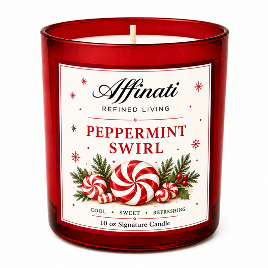 Peppermint Swirl Signature Candle