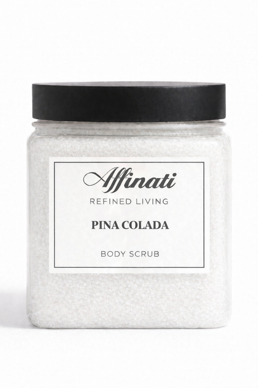 Pina Colada Body Scrub 64 oz | Whipped Salt Scrub - Affinati