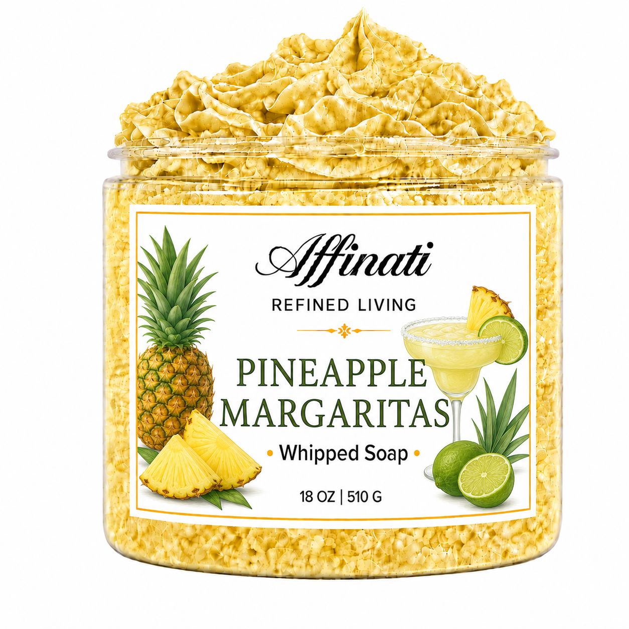 Pineapple Margaritas Whipped Soap