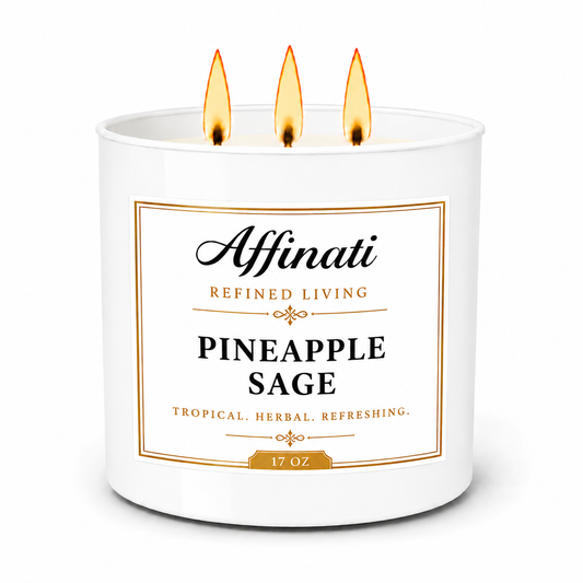 3-Wick Pineapple Sage Candle