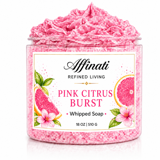 Sabonete Cremoso Espumoso de Cítricos Rosados