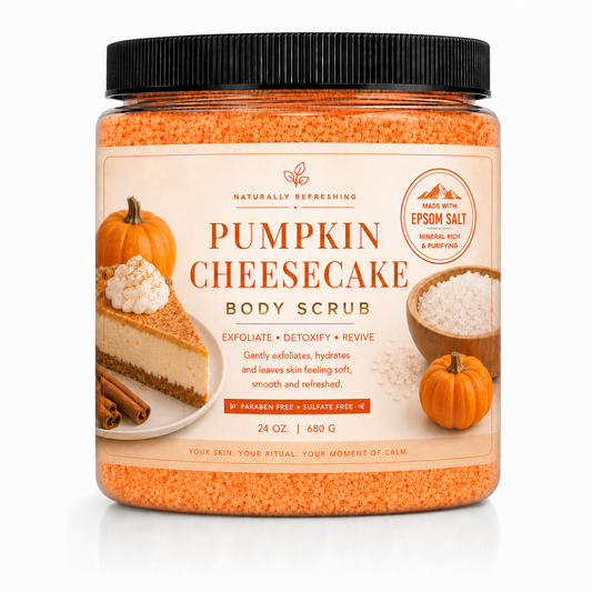 Pumpkin Cheesecake Body Scrub | Epsom Salt