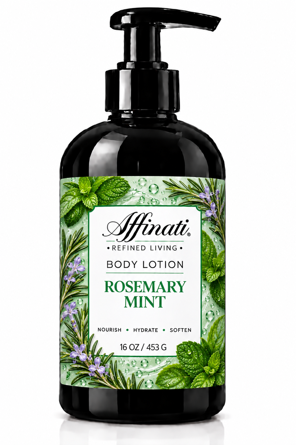 Bodylotion med rosmarin och mynta