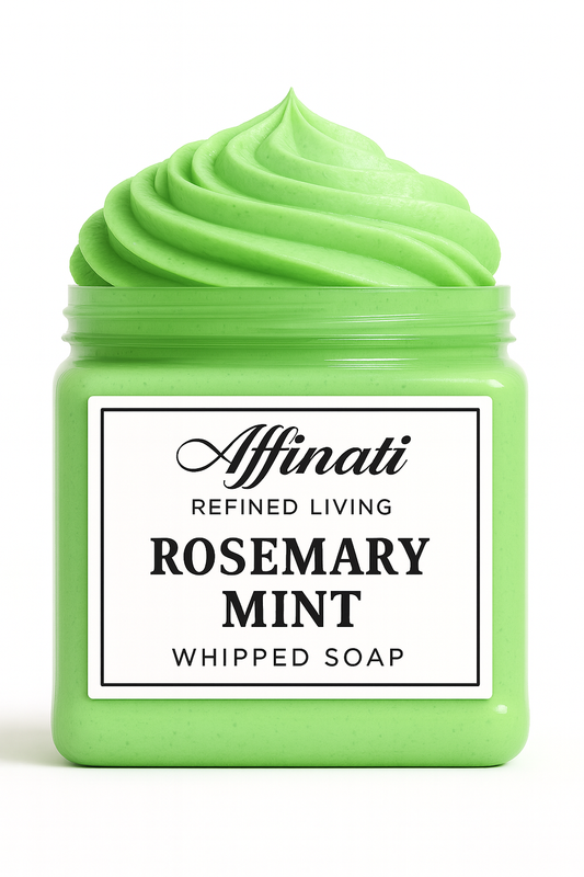 Rosemary Mint Whipped Soap - 64 oz - Affinati