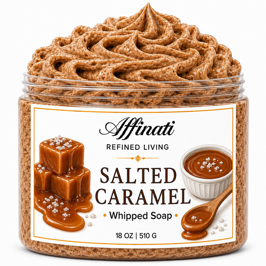 Savon fouetté caramel salé
