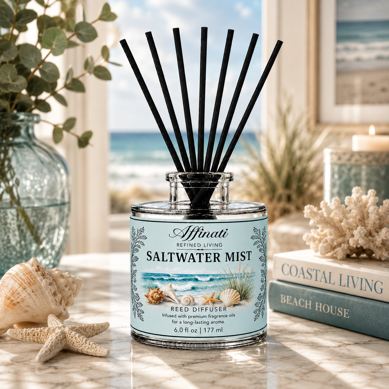 Saltwater Mist Reed Diffuser
