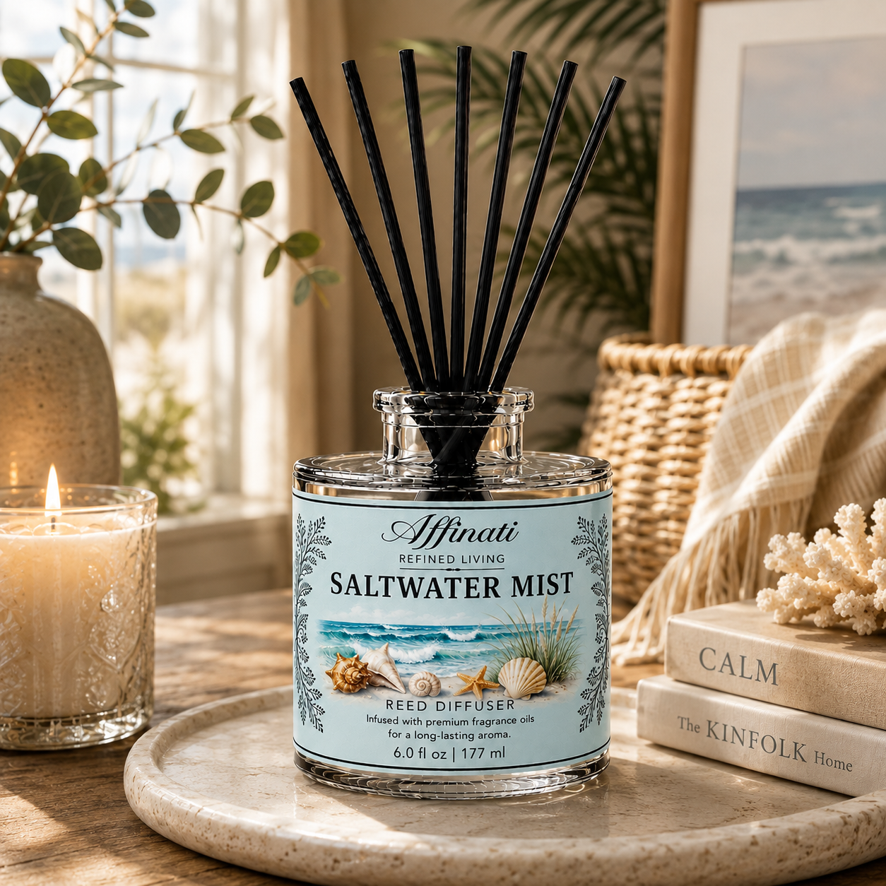 Saltwater Mist Reed Diffuser