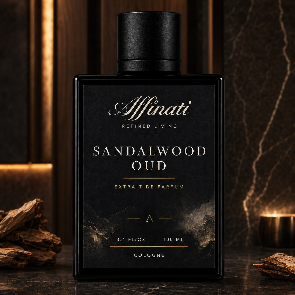 Eau de Cologne au bois de santal et à l’oud