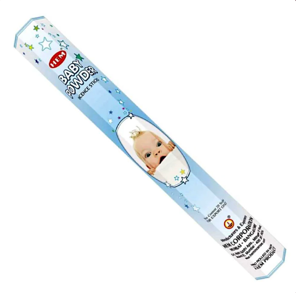Incense Stick - Baby Powder - 20ct - Affinati