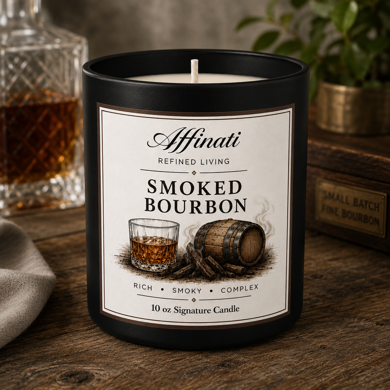 Bougie Signature Bourbon fumé