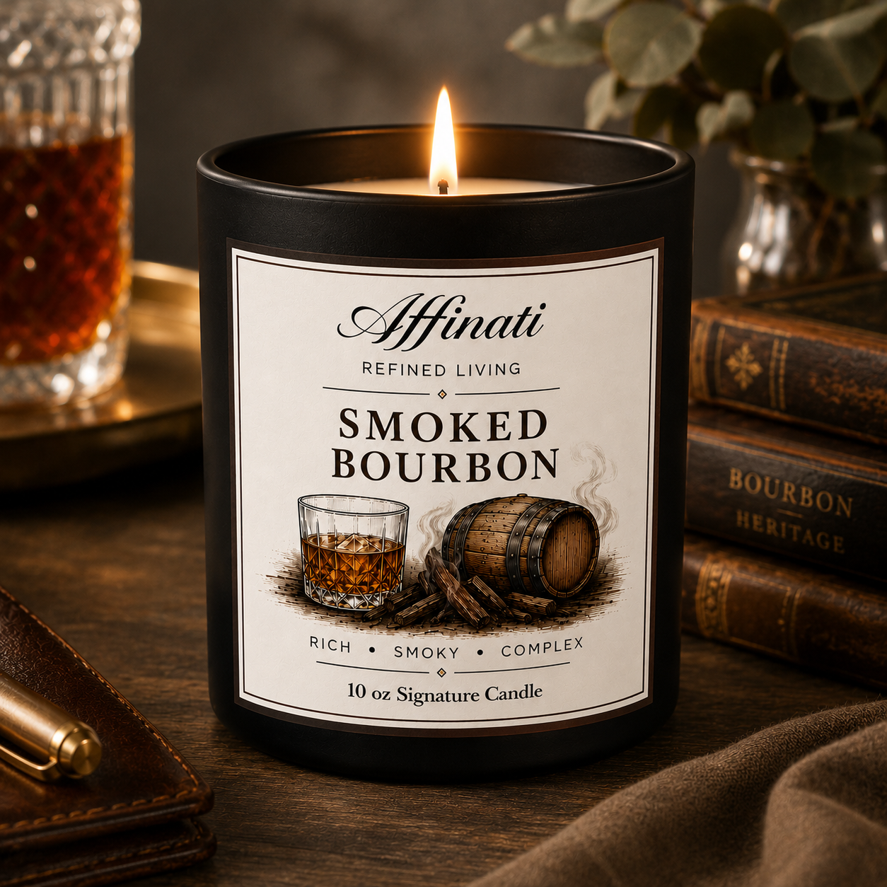 Bougie Signature Bourbon fumé