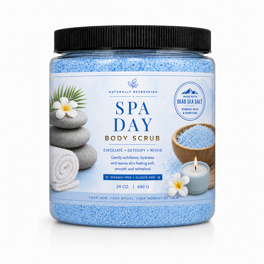 Spa-dag-kroppsskrubb | Dødehavssalt