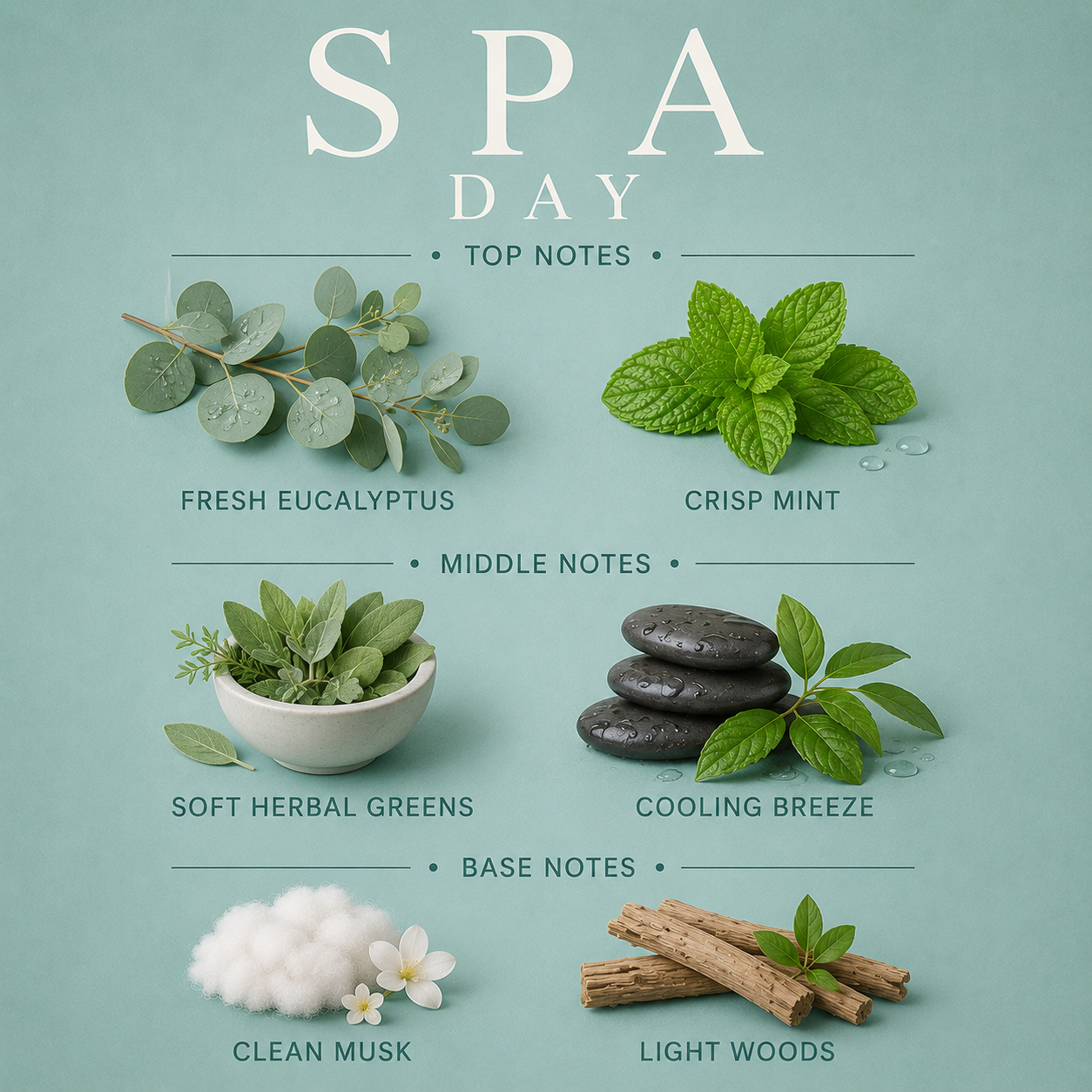 Mini vela Día de spa