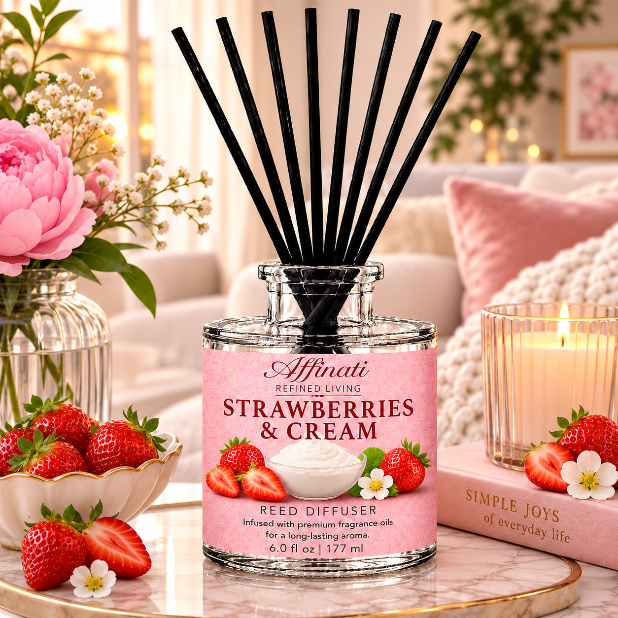 Strawberries & Cream Reed Diffuser