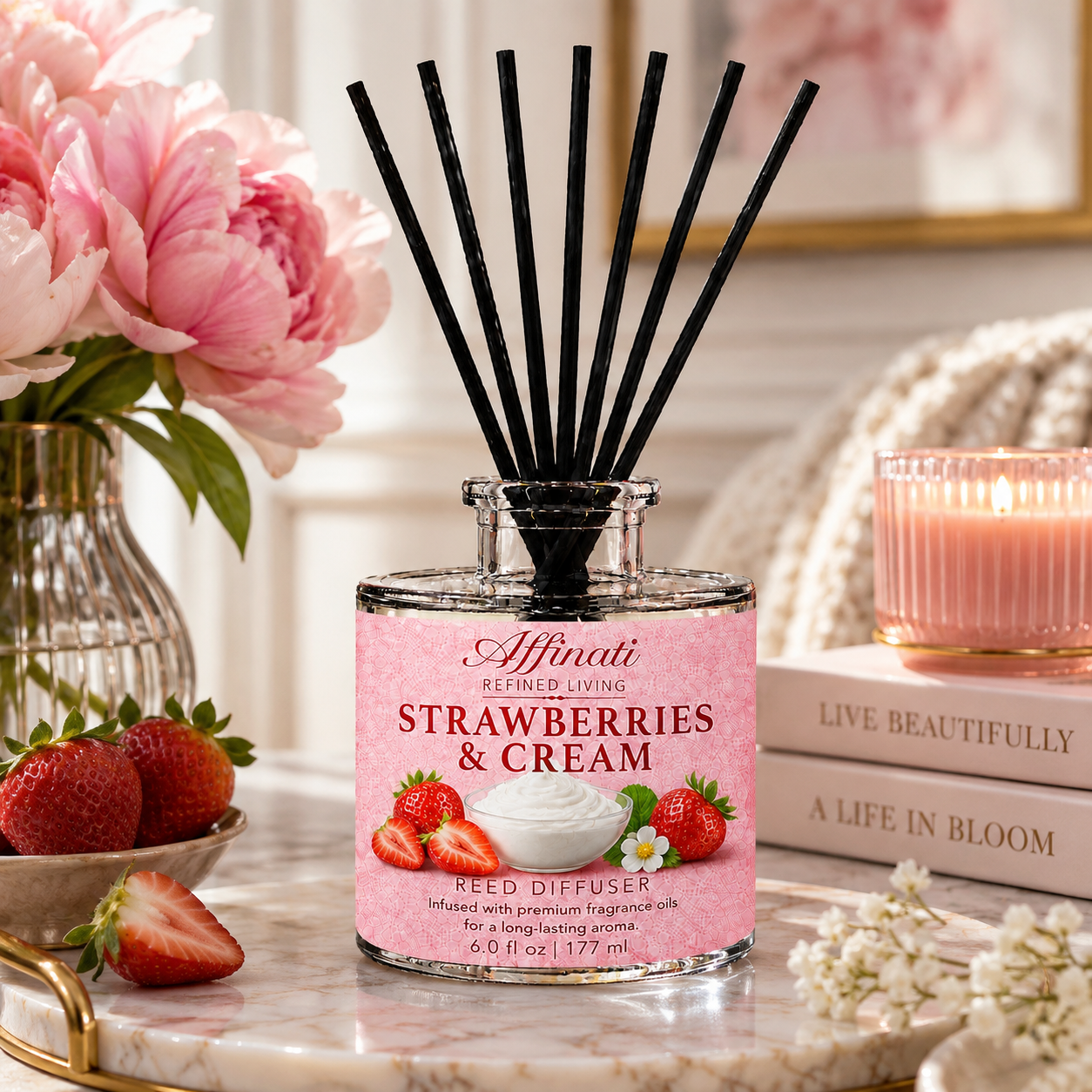 Strawberries & Cream Reed Diffuser