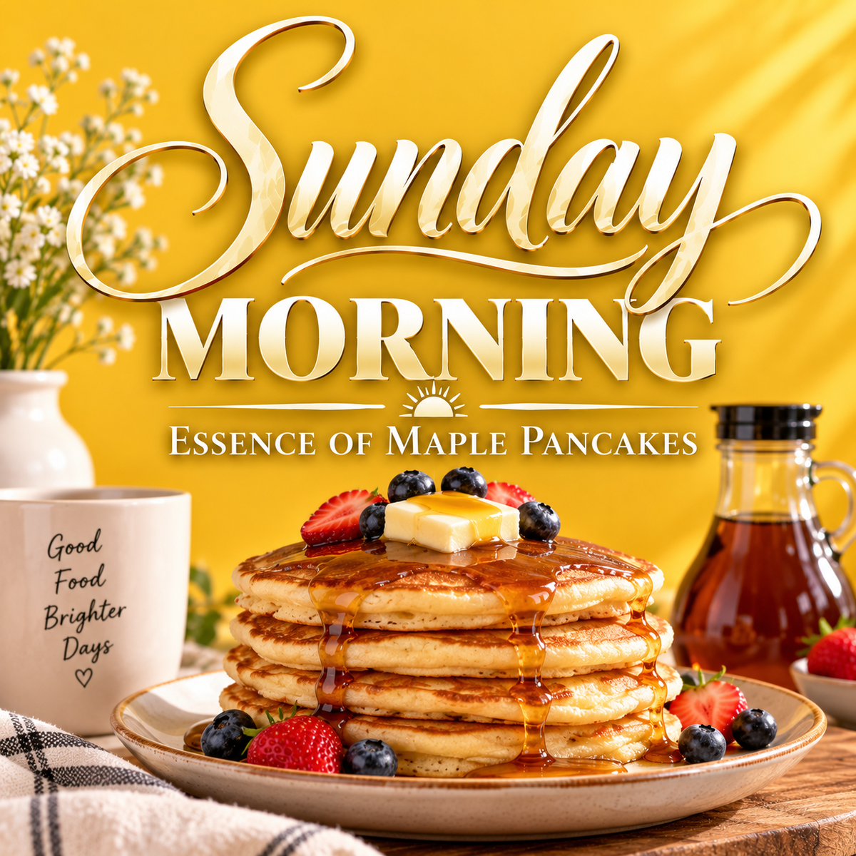 Κερί 24 oz Sunday Morning – Συλλογή Timeless με Διπλό Φιτίλι