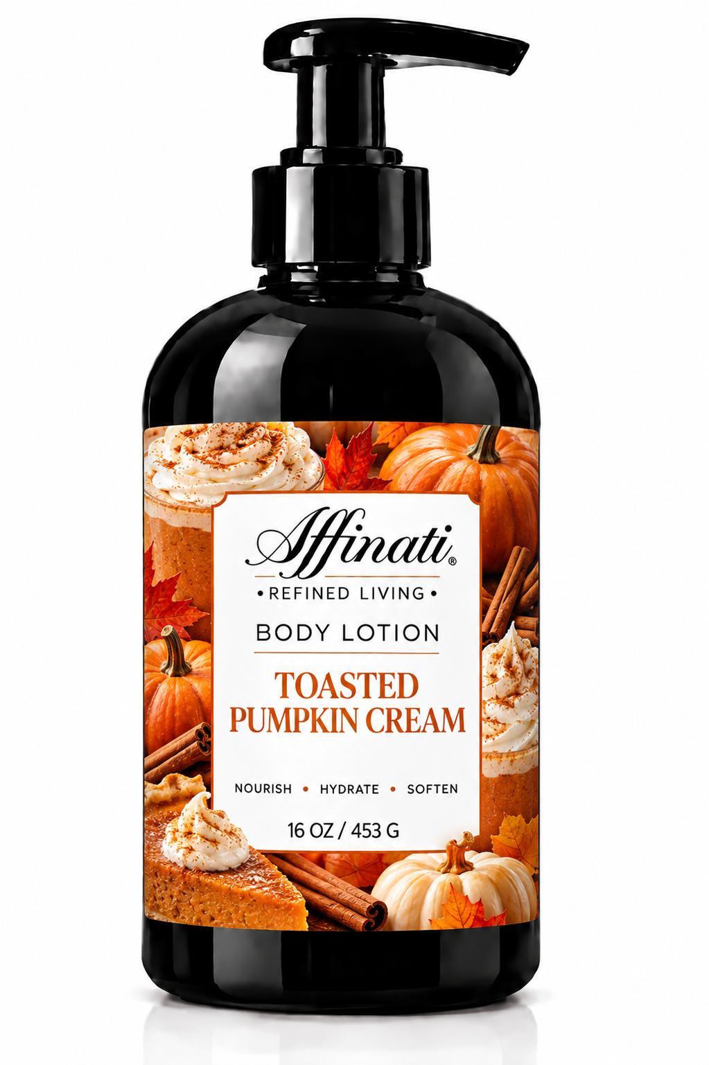 Bodylotion med rostade pumpakryddor