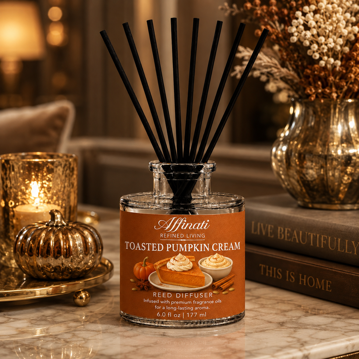 Toasted Pumpkin Cream Reed Diffuser