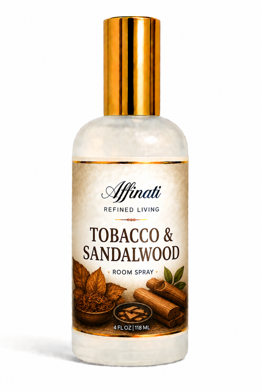 بخاخ غرفة بعطر التبغ وخشب الصندل