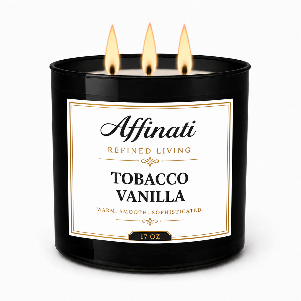 warm tobacco candle Tobacco Vanilla 3-Wick Candle – Affinati